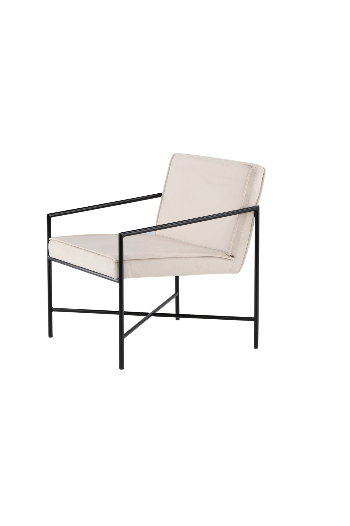 Rakel Sessel - beige/Polyester - Samt - Sessel - ALVAHOME