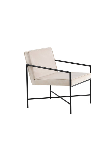 Rakel Sessel - beige/Polyester - Samt - Sessel - ALVAHOME