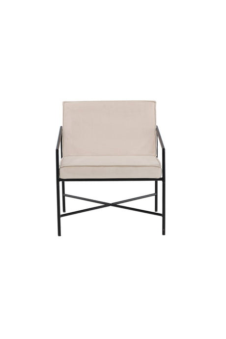Rakel Sessel - beige/Polyester - Samt - Sessel - ALVAHOME
