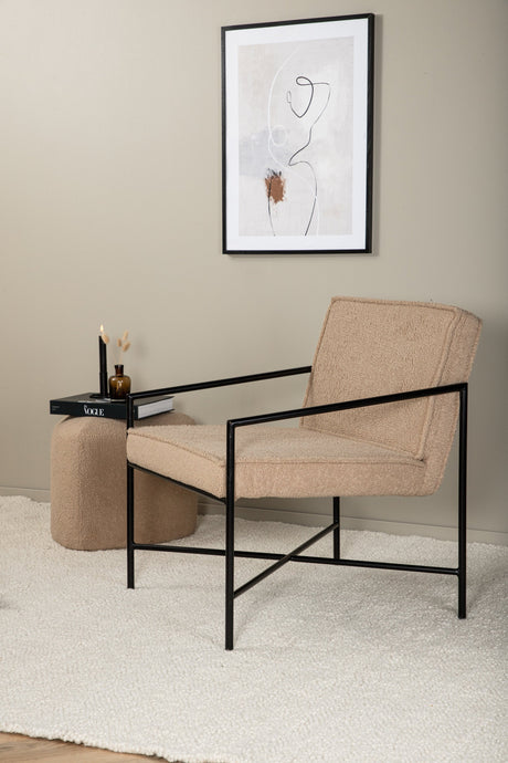 Rakel Sessel - beige/Polyester - Teddy - Sessel - ALVAHOME