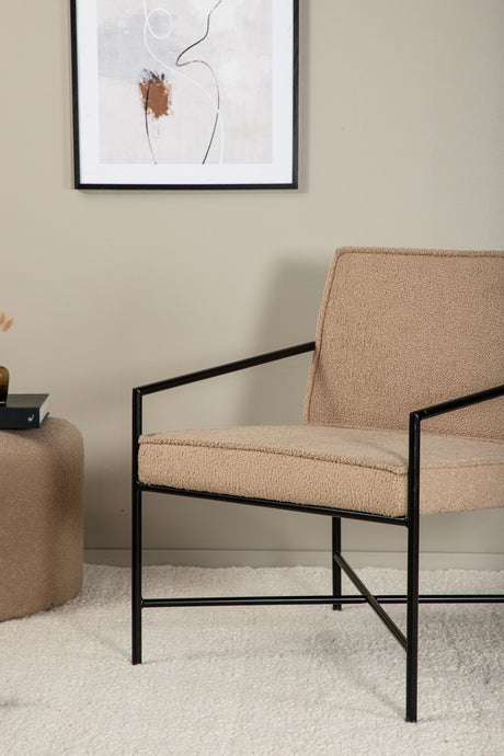 Rakel Sessel - beige/Polyester - Teddy - Sessel - ALVAHOME