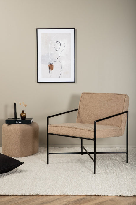 Rakel Sessel - beige/Polyester - Teddy - Sessel - ALVAHOME