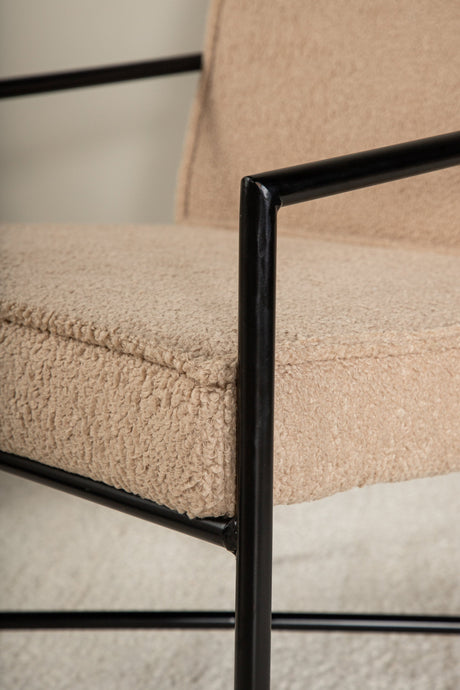 Rakel Sessel - beige/Polyester - Teddy - Sessel - ALVAHOME
