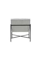 Rakel Sessel - grau/Polyester - Kord - Sessel - ALVAHOME