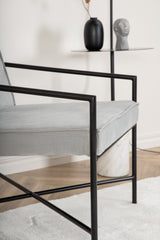 Rakel Sessel - grau/Polyester - Kord - Sessel - ALVAHOME