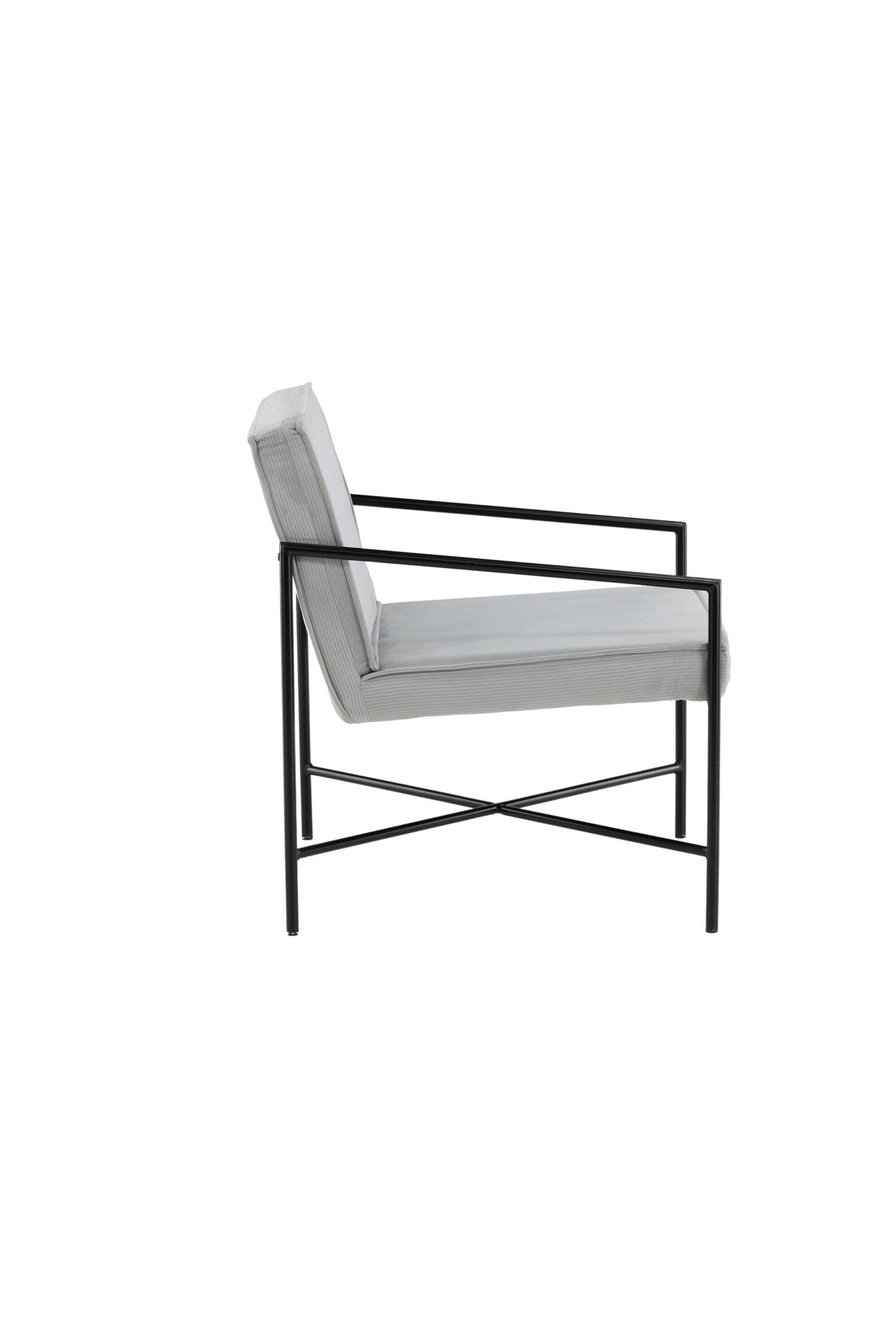 Rakel Sessel - grau/Polyester - Kord - Sessel - ALVAHOME