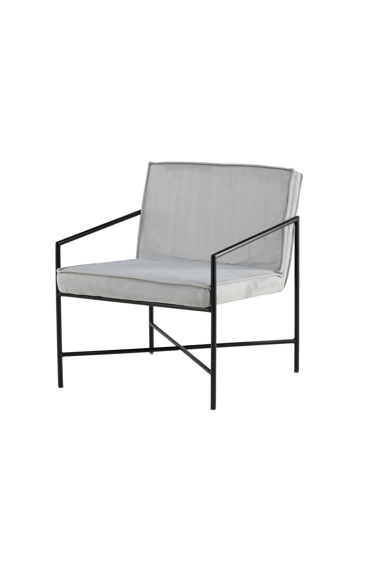 Rakel Sessel - grau/Polyester - Kord - Sessel - ALVAHOME
