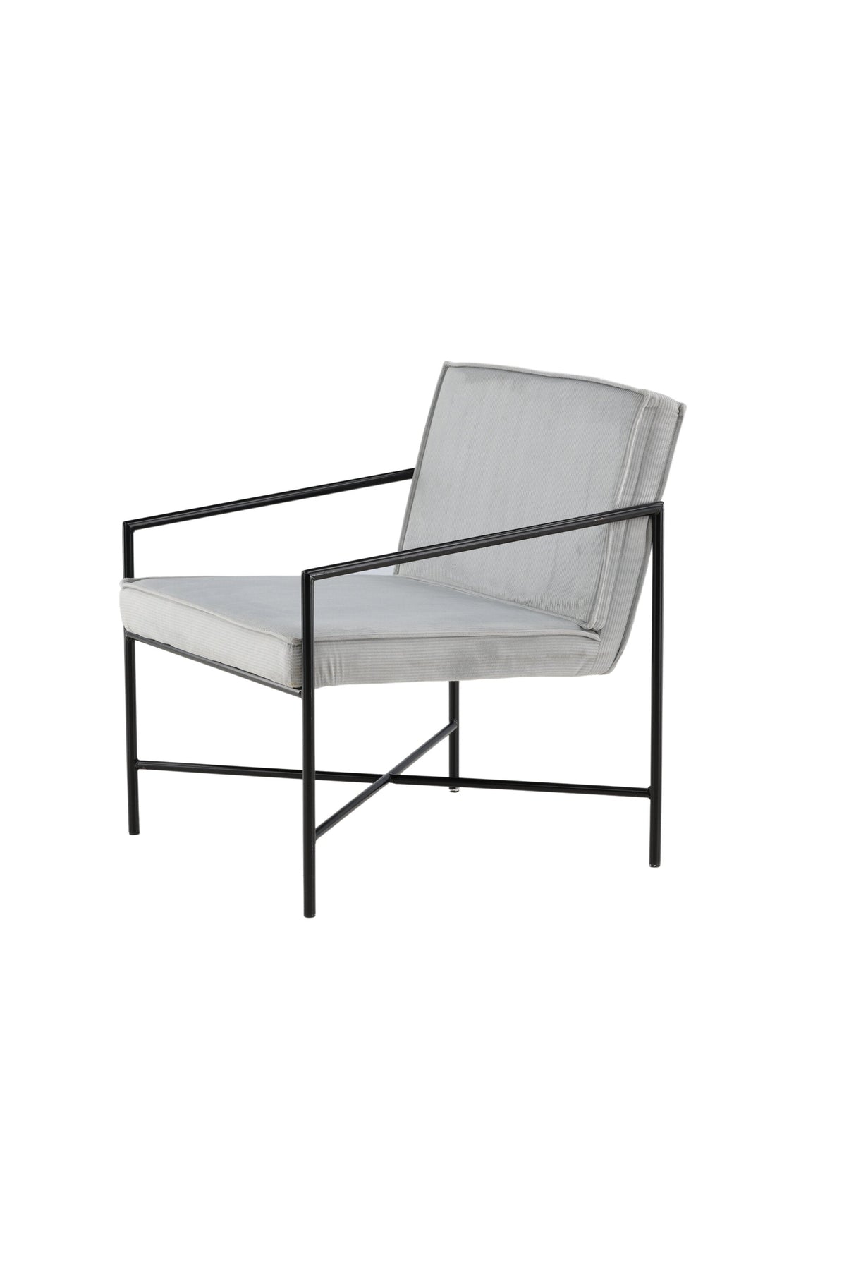 Rakel Sessel - grau/Polyester - Kord - Sessel - ALVAHOME
