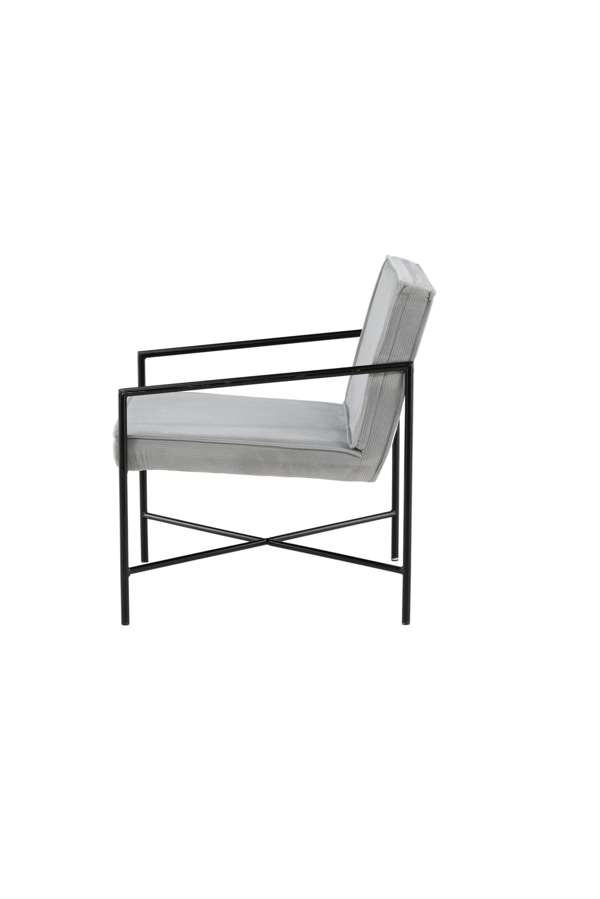 Rakel Sessel - grau/Polyester - Kord - Sessel - ALVAHOME