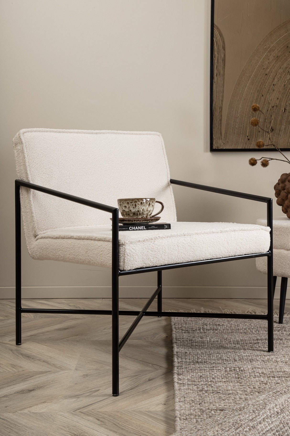 Rakel Sessel - off - white/Polyester - Teddy - Sessel - ALVAHOME