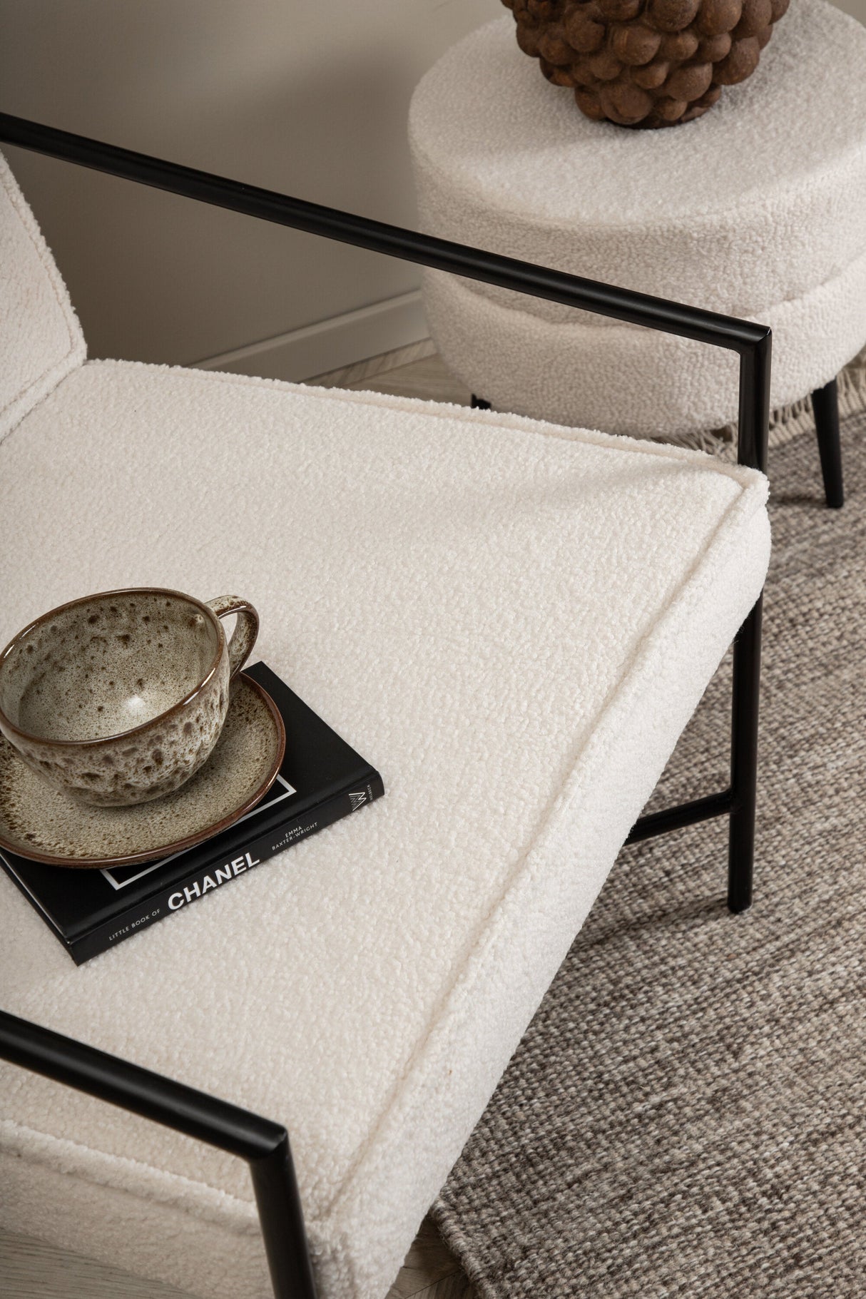 Rakel Sessel - off - white/Polyester - Teddy - Sessel - ALVAHOME