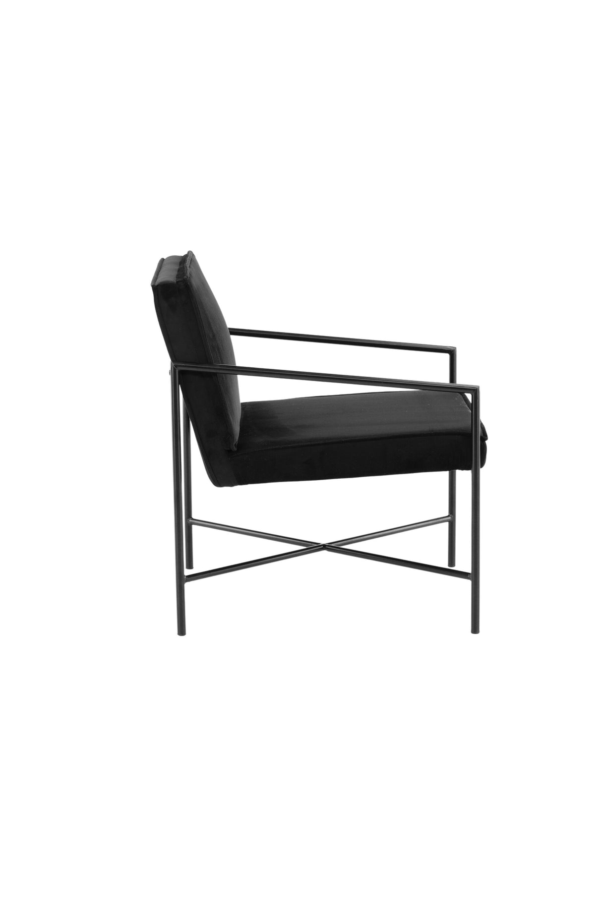 Rakel Sessel - schwarz/Polyester - Samt - Sessel - ALVAHOME