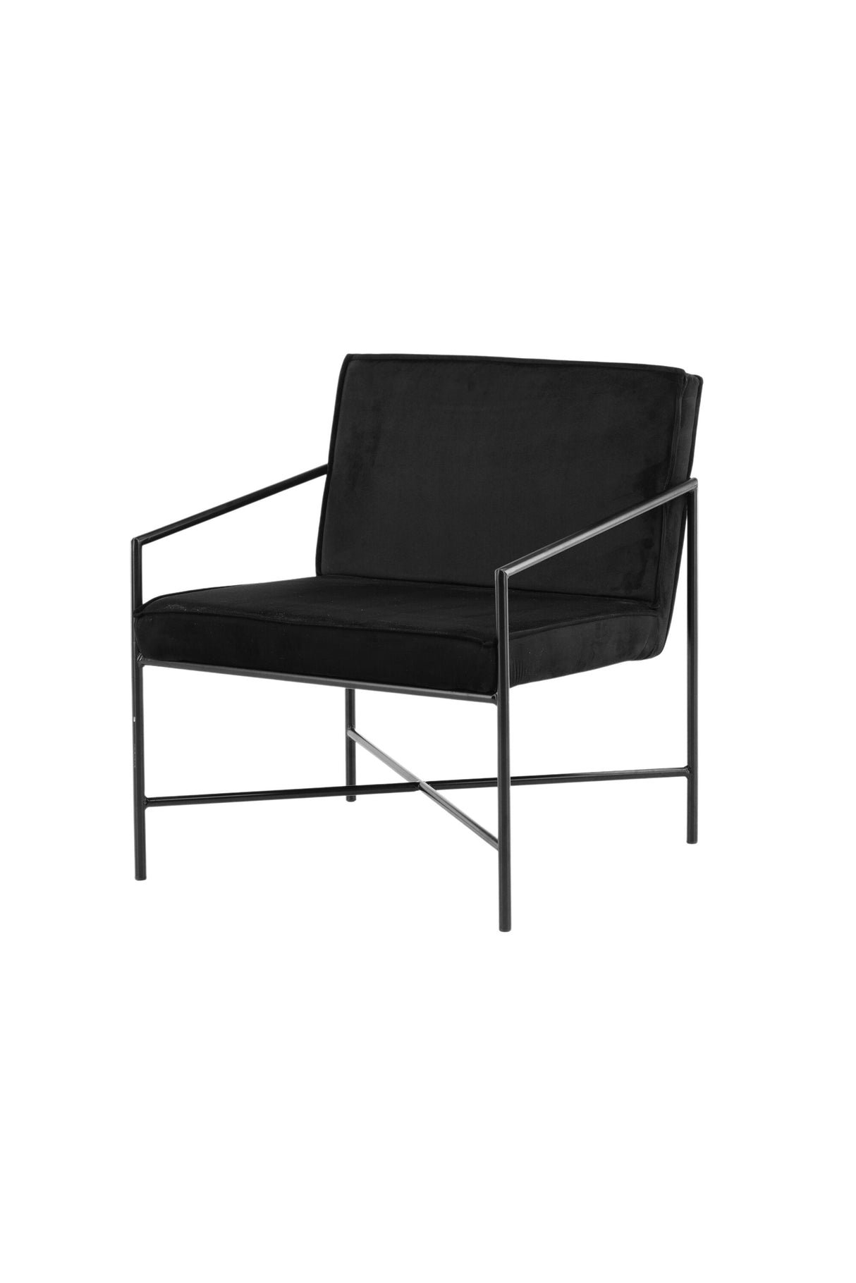 Rakel Sessel - schwarz/Polyester - Samt - Sessel - ALVAHOME