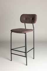 Ralf Barhocker - braun/Stahl - Barhocker - ALVAHOME