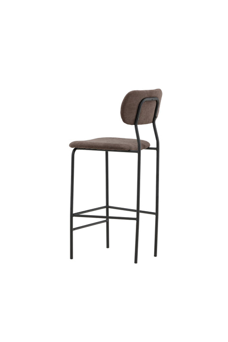 Ralf Barhocker - braun/Stahl - Barhocker - ALVAHOME
