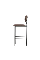 Ralf Barhocker - braun/Stahl - Barhocker - ALVAHOME