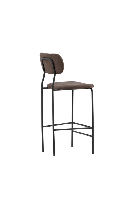 Ralf Barhocker - braun/Stahl - Barhocker - ALVAHOME