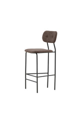 Ralf Barhocker - braun/Stahl - Barhocker - ALVAHOME