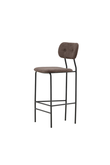 Ralf Barhocker - braun/Stahl - Barhocker - ALVAHOME