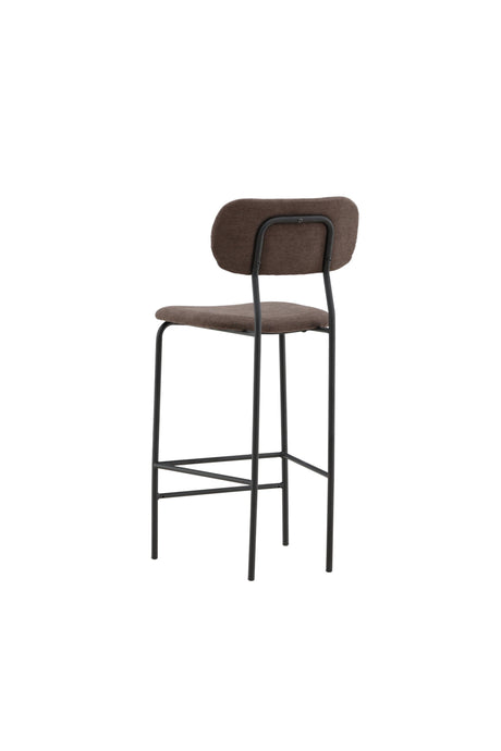 Ralf Barhocker - braun/Stahl - Barhocker - ALVAHOME