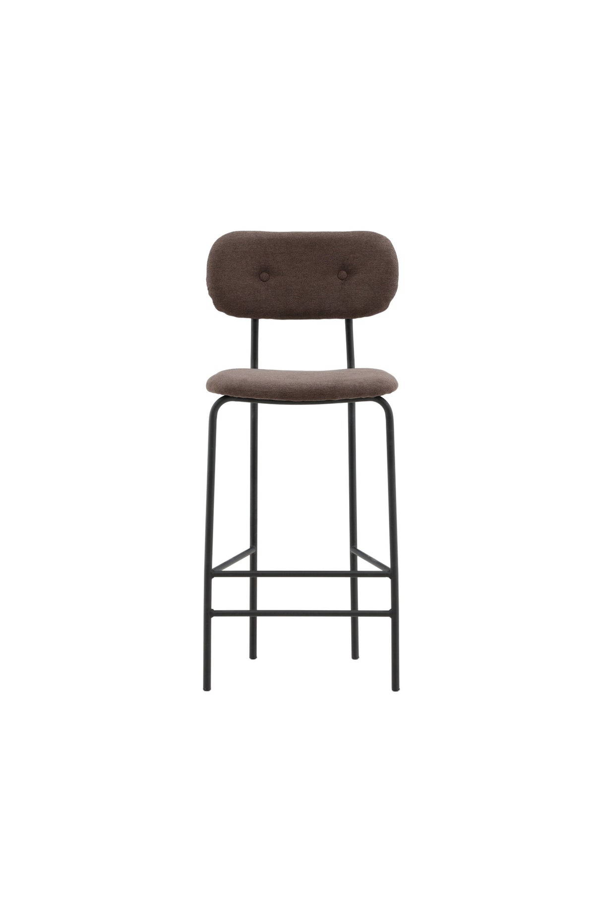Ralf Barhocker - braun/Stahl - Barhocker - ALVAHOME