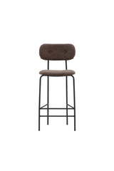 Ralf Barhocker - braun/Stahl - Barhocker - ALVAHOME