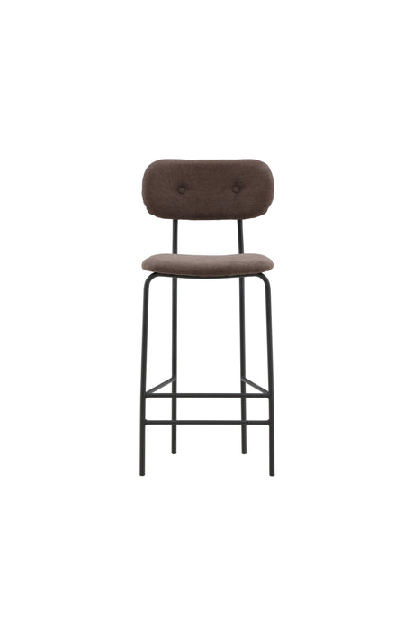 Ralf Barhocker - braun/Stahl - Barhocker - ALVAHOME