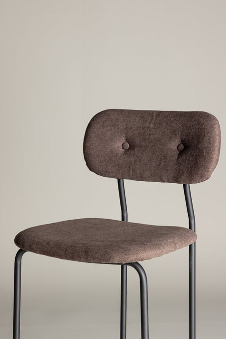 Ralf Barhocker - braun/Stahl - Barhocker - ALVAHOME