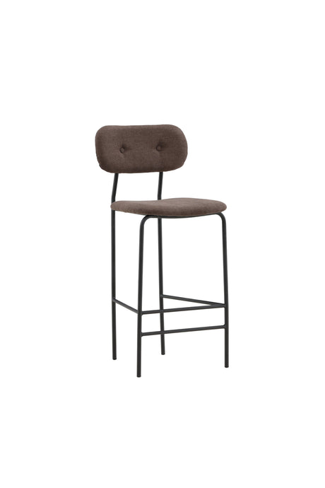 Ralf Barhocker - braun/Stahl - Barhocker - ALVAHOME