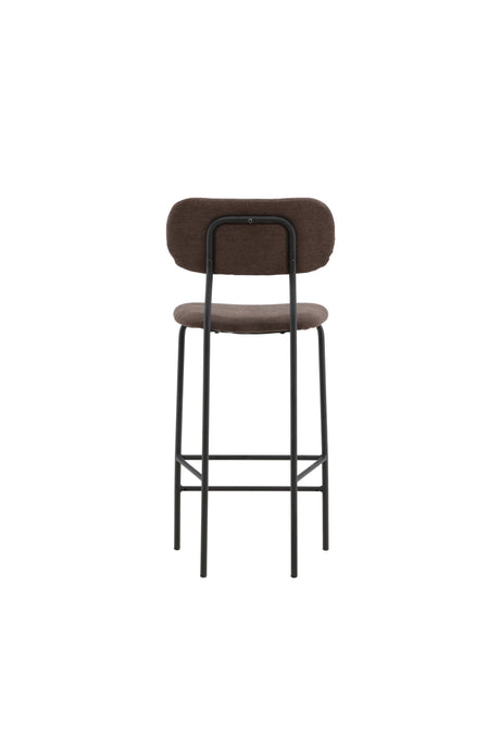 Ralf Barhocker - braun/Stahl - Barhocker - ALVAHOME