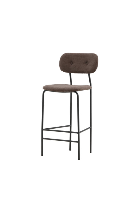 Ralf Barhocker - braun/Stahl - Barhocker - ALVAHOME