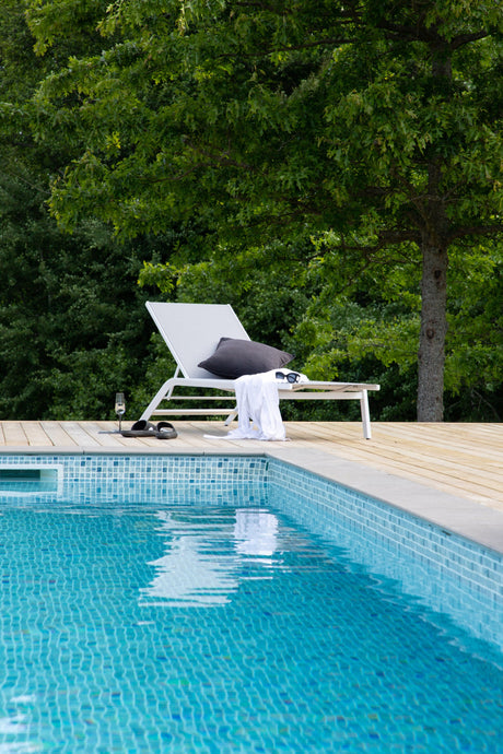 Ramos Outdoor Sun - Lounge - weiß/Aluminum - Outdoor Sun - Lounges - ALVAHOME