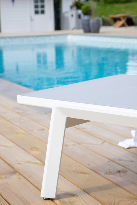 Ramos Outdoor Sun - Lounge - weiß/Aluminum - Outdoor Sun - Lounges - ALVAHOME