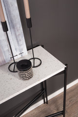 Razzia Beistelltisch - weiß/Terrazzo - Beistelltische - ALVAHOME