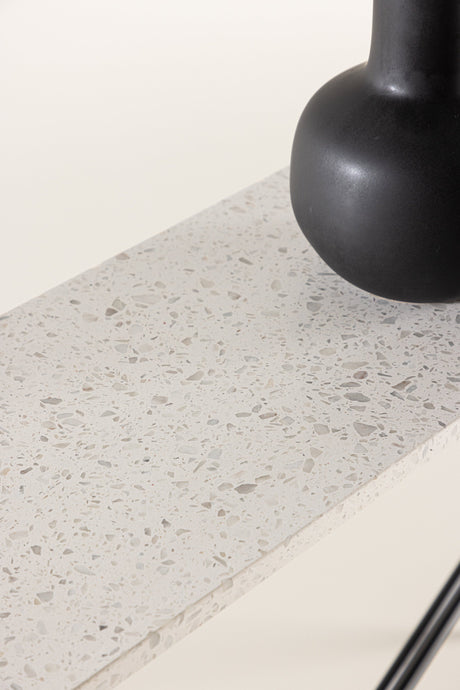 Razzia Beistelltisch - weiß/Terrazzo - Beistelltische - ALVAHOME