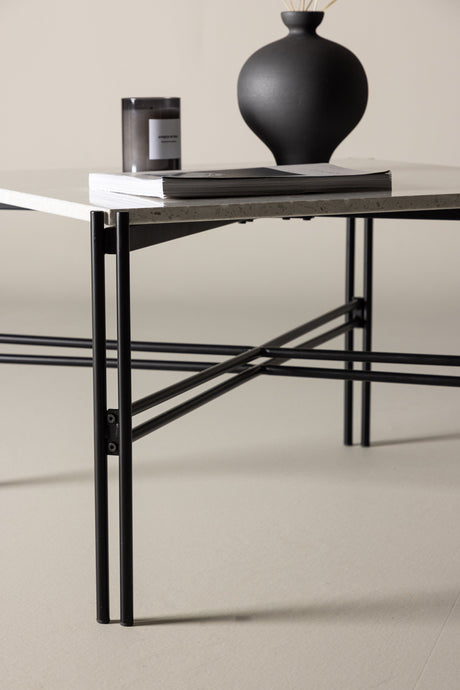 Razzia Couchtisch - weiß/Terrazzo - Couchtische - ALVAHOME