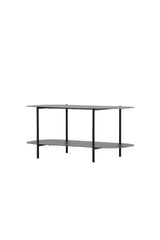 Recife Couchtisch - schwarz/Stahl - Couchtische - ALVAHOME