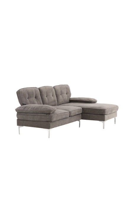 Remis 3 - Sitzer Sofa - dunkelgrau/Polyester - 3 - Sitzer Sofas - ALVAHOME