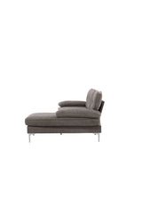 Remis 3 - Sitzer Sofa - dunkelgrau/Polyester - 3 - Sitzer Sofas - ALVAHOME