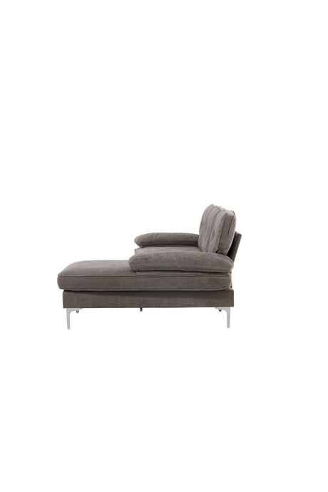 Remis 3 - Sitzer Sofa - dunkelgrau/Polyester - 3 - Sitzer Sofas - ALVAHOME