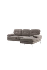 Remis 3 - Sitzer Sofa - dunkelgrau/Polyester - 3 - Sitzer Sofas - ALVAHOME
