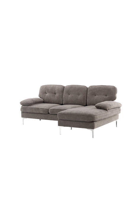 Remis 3 - Sitzer Sofa - dunkelgrau/Polyester - 3 - Sitzer Sofas - ALVAHOME