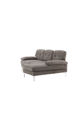 Remis 3 - Sitzer Sofa - dunkelgrau/Polyester - 3 - Sitzer Sofas - ALVAHOME