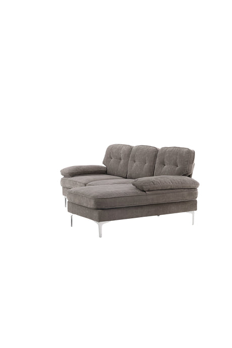 Remis 3 - Sitzer Sofa - dunkelgrau/Polyester - 3 - Sitzer Sofas - ALVAHOME