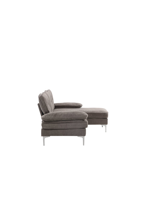 Remis 3 - Sitzer Sofa - dunkelgrau/Polyester - 3 - Sitzer Sofas - ALVAHOME