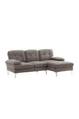 Remis 3 - Sitzer Sofa - dunkelgrau/Polyester - 3 - Sitzer Sofas - ALVAHOME