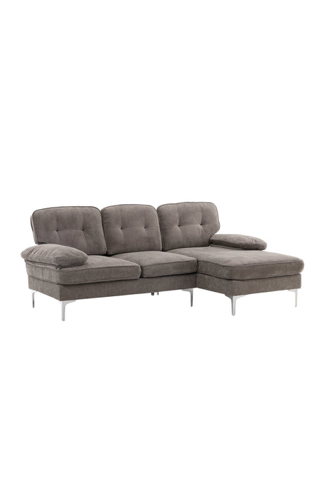 Remis 3 - Sitzer Sofa - dunkelgrau/Polyester - 3 - Sitzer Sofas - ALVAHOME