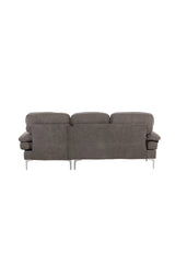 Remis 3 - Sitzer Sofa - dunkelgrau/Polyester - 3 - Sitzer Sofas - ALVAHOME