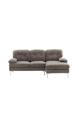 Remis 3 - Sitzer Sofa - dunkelgrau/Polyester - 3 - Sitzer Sofas - ALVAHOME