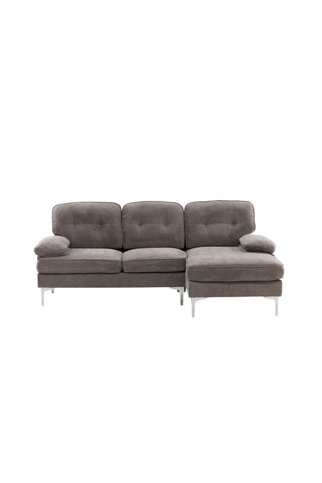 Remis 3 - Sitzer Sofa - dunkelgrau/Polyester - 3 - Sitzer Sofas - ALVAHOME